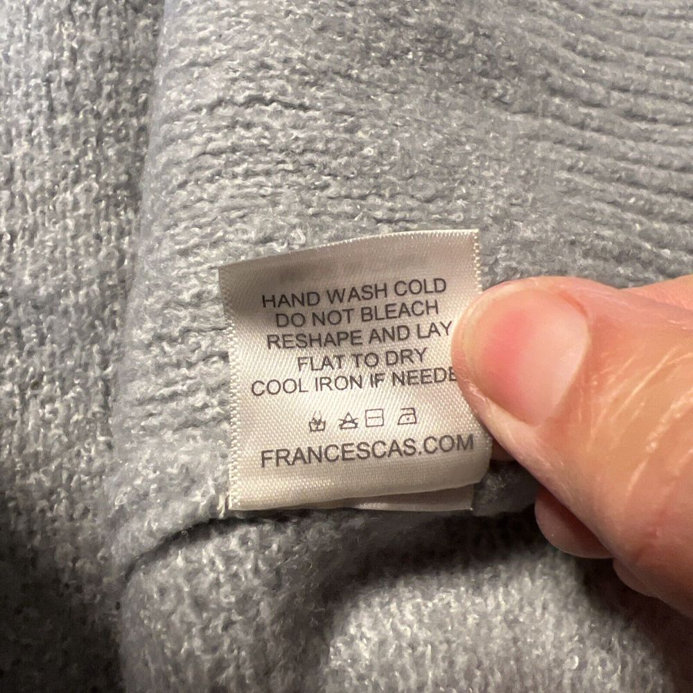HARPER HERITAGE Boutique Sweater - Light Gray Twist Knot Back‎ Size Medium - Picture 9 of 9